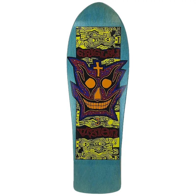 Vision John Grigley III Signature Skateboard Deck – Turquoise