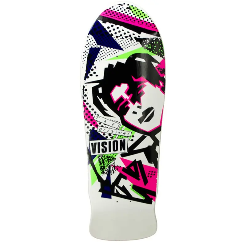Vision MG Modern Concave Skate Deck – Crisp White