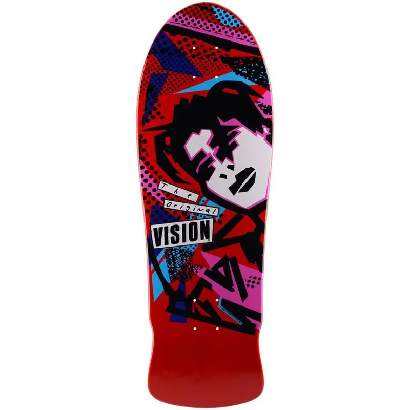 Vision MG Modern Concave Skate Deck – Vibrant Orange