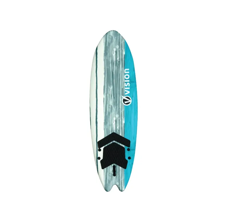 Vision Spark XPS Fish 6’2″ Foam Surfboard – Beginner-Friendly Soft Top