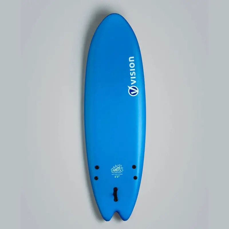 Vision XPS Ignite Soft Surfboard – 6’2″ Blue Model