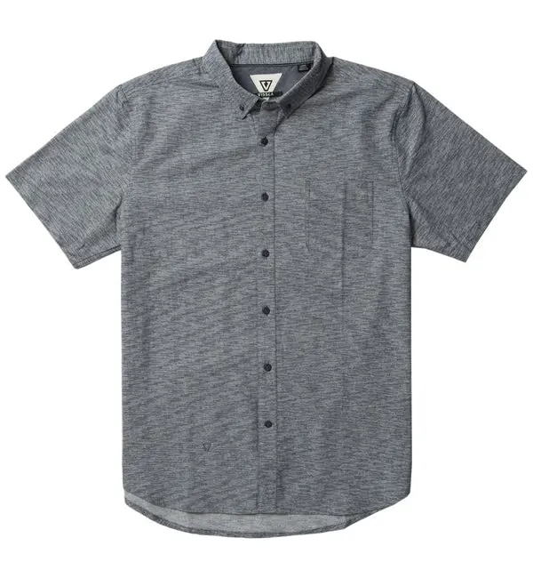 Vissla Beach Rhythms Button-Down Shirt – Tropical Print Casual Top