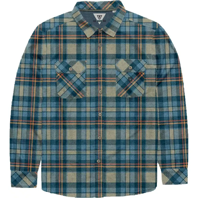 Vissla Eco-Zy Polar Flannel Shirt – Khaki Long Sleeve