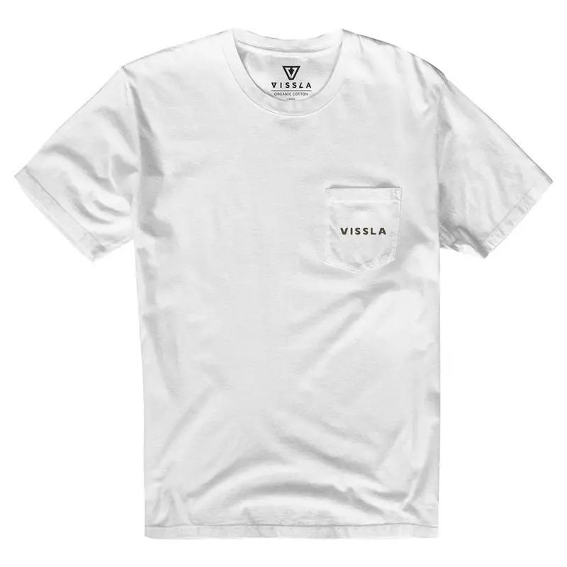 Vissla Hideaway Premium Cotton Pocket T-Shirt – Eco-Conscious Design