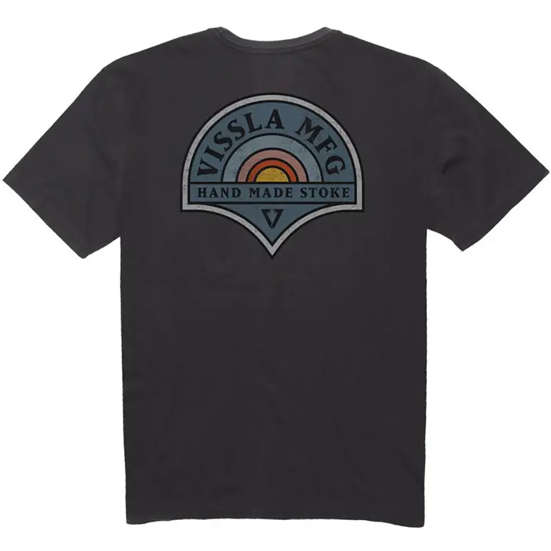 Vissla Rainbow Union Pocket T-Shirt – Vibrant Short Sleeve Top