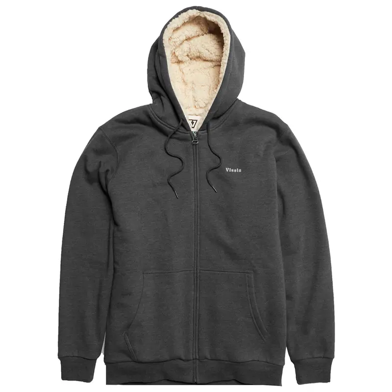 Vissla Roamer Sherpa-Lined Eco-Friendly Zip-Up Hoodie