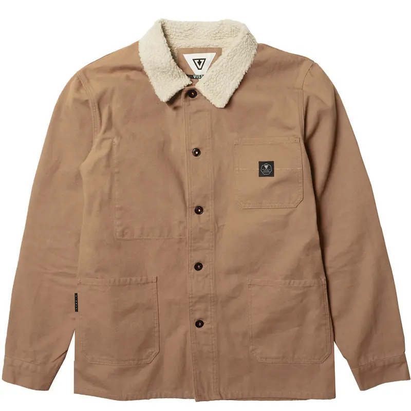 Vissla Shaper Sherpa-Lined Chore Coat – Rugged Workwear-Inspired Jacket