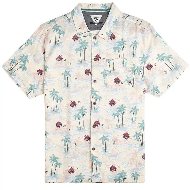 Vissla Tropical Print Casual Shirt – Sustainable Fabric