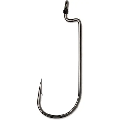 VMC Heavy-Duty Worm Hook – Extra-Strength Wide-Gap Hook for Soft Plastics
