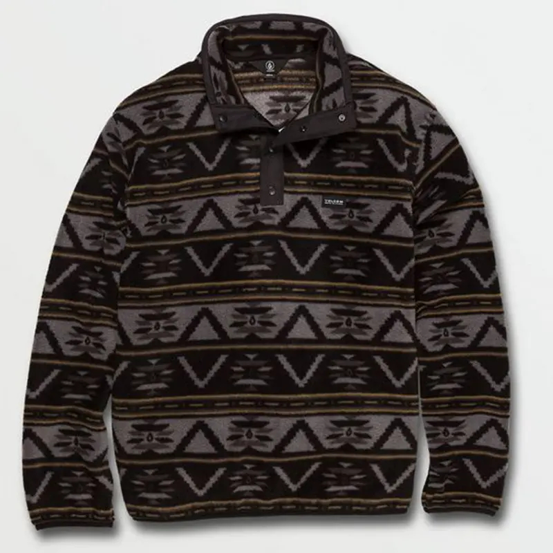 Volcom Switch Case Mock Neck Fleece Jacket with Full Zip