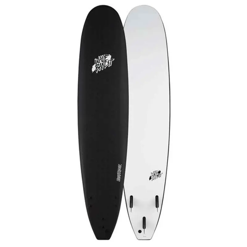 Wave Bandit Easy Rider 9’0 Soft Top Longboard – Sleek Black