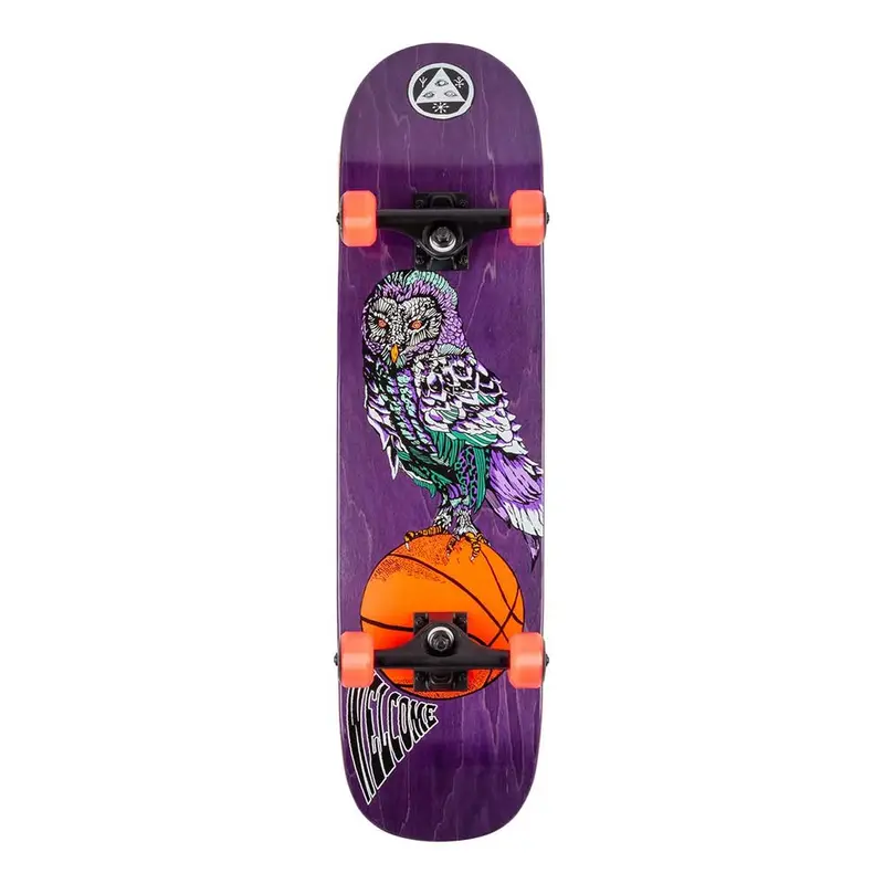 Welcome Hooter Shooter 8″ Full-Size Complete Skateboard