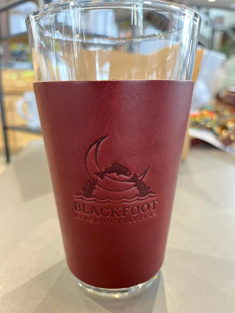 Whiskey Leatherworks BRO Logo Pint Glass – Sale Item