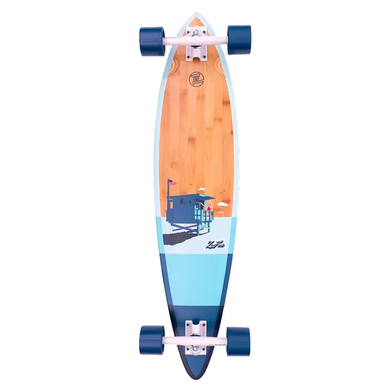 Z Flex 38″ Bamboo Pintail Longboard – Eco-Conscious Cruiser