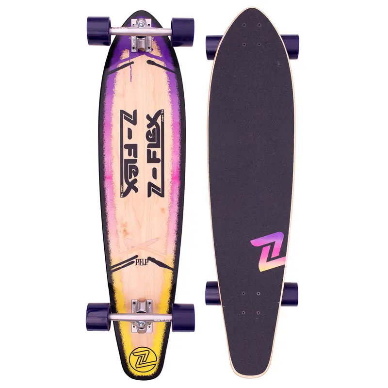 Z Flex 38″ Bamboo Roundtail Longboard – Smooth Carving Design