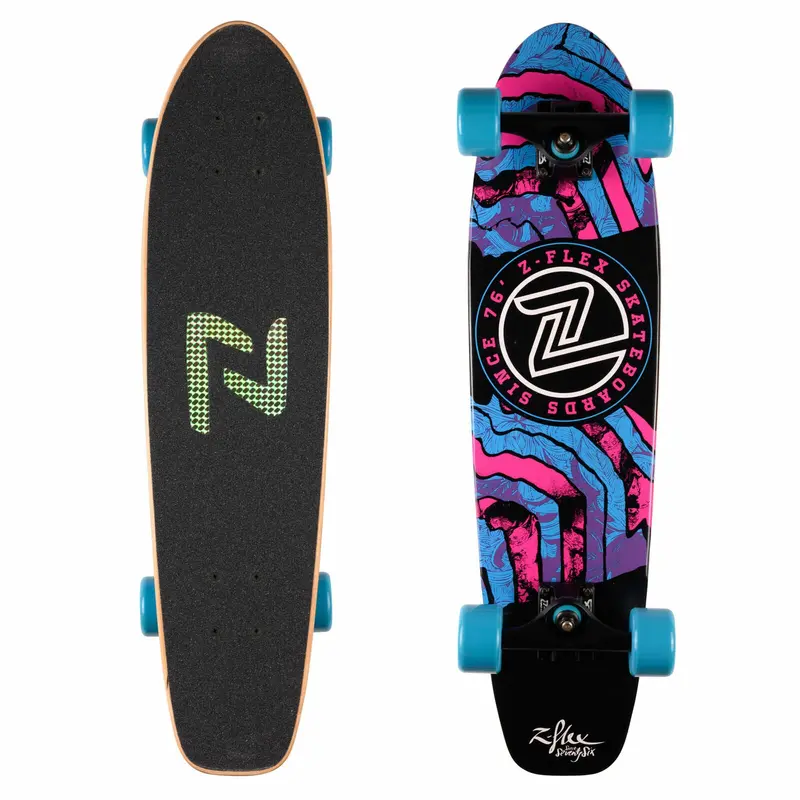 Z Flex Delirium Cruiser 29″ Longboard – Blue/Black