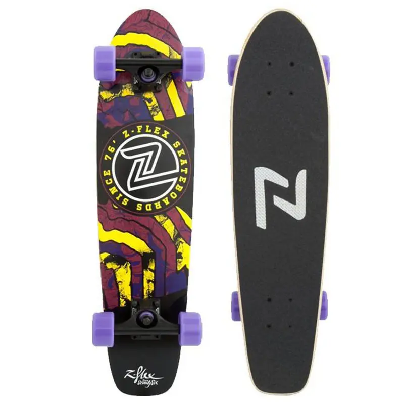 Z Flex Delirium Cruiser 29″ Longboard – Purple/Black