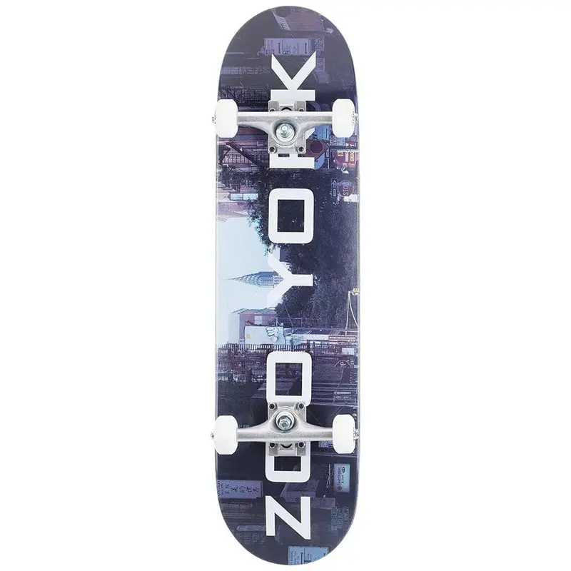 Zoo York OG 95 Logo Block Chrysler Complete Skateboard – 8″